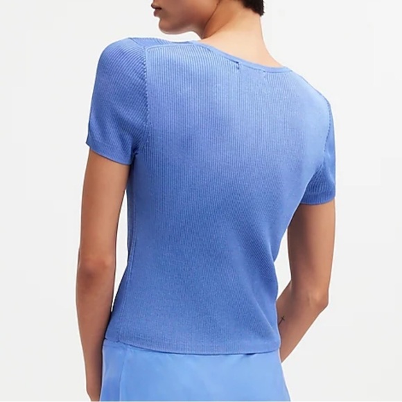 Madewell Celeste Micro-Rib Sweater Tee - Picture 4 of 6